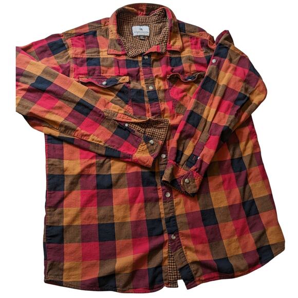 Legendary Whitetails Flannel Shirt Men 2XLT Buffalo Plaid Button Up Lumberjack - Picture 1 of 15